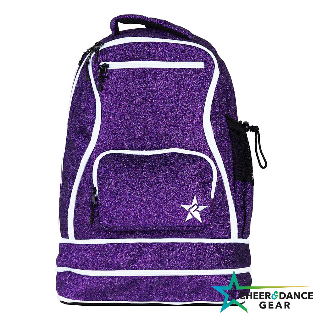 Rebel Dream Bag in Amethyst with White Zipper - cheerleading backpack Amethyst Rebel Dream Bag Plus with White Zipper – Rebel Athletic main image 3