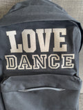 Love Dance Backpack Glitter Backpacks