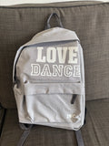 Love Dance Backpack Glitter Backpacks