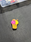 Ice Cream Shoe Charms