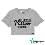 Grey Do It With Passion oversized T-Shirt